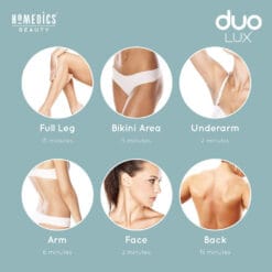 Máy triệt lông cầm tay HoMedics Beauty Duo Lux IPL-HH390-GB