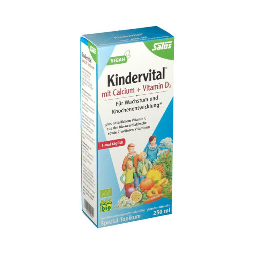 Siro bổ sung canxi, vitamin Kindervital