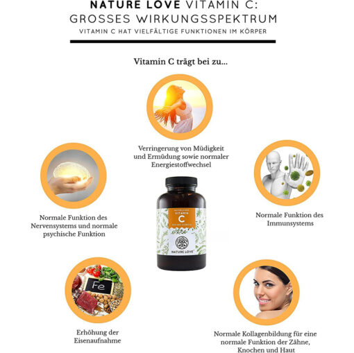 Viên Nang Nature Love Vitamin C Aus Bio Acerola 180 Viên