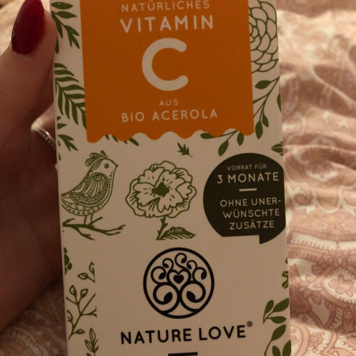 Viên Nang Nature Love Vitamin C Aus Bio Acerola 180 Viên