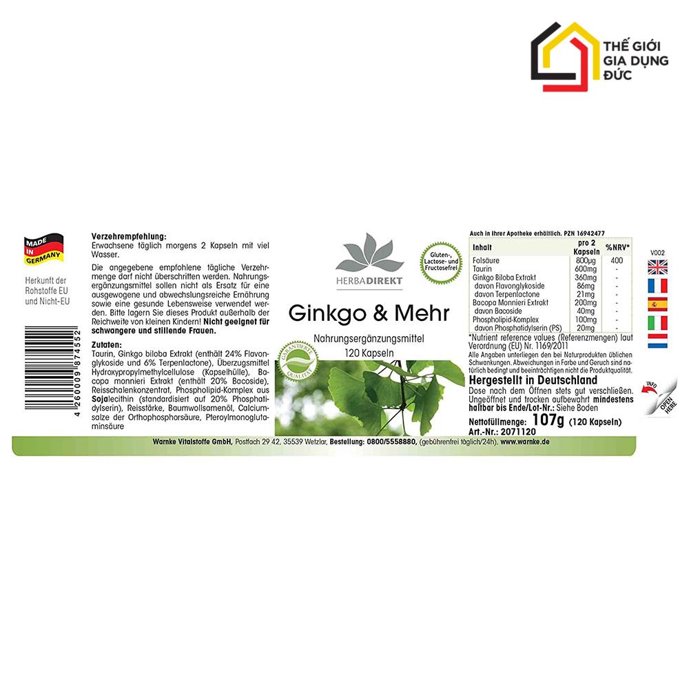 vien-uong-bo-nao-wanrnke-ginkgo (2) Viên uống bổ não Wanrnke Ginkgo