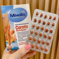 viên uống chống nắng Mivolis Carotin Haut-Kapseln