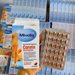 viên uống chống nắng Mivolis Carotin Haut-Kapseln