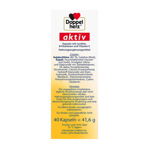 Doppelherz Lecithin + vitamin B