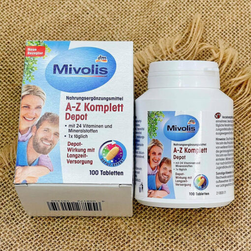 Vitamin tổng hợp Mivolis A-Z Komplett Depot hộp 100V