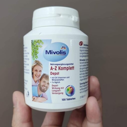Vitamin tổng hợp Mivolis A-Z Komplett Depot hộp 100V