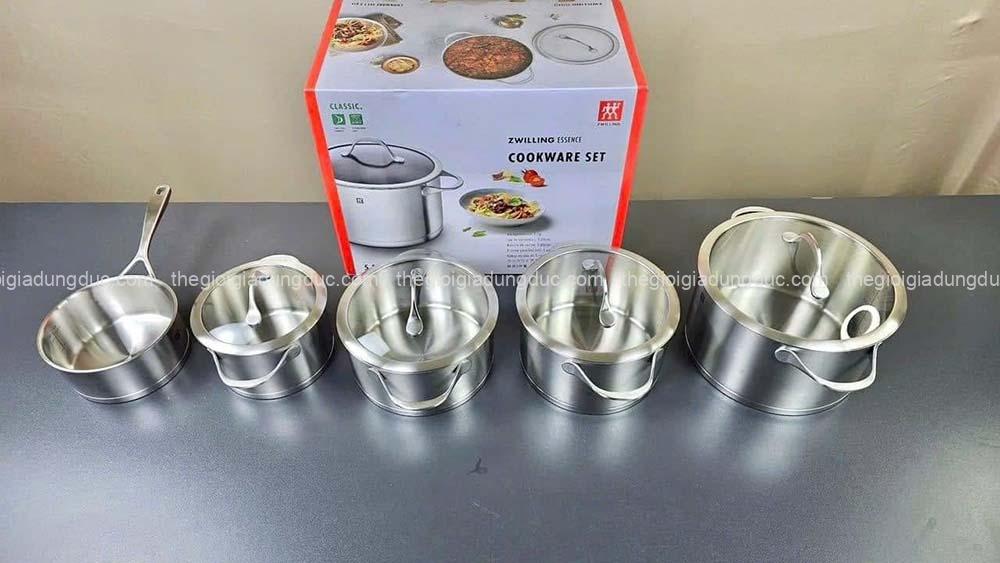 Bộ nồi Zwilling Essence Set 5 món chính hãng