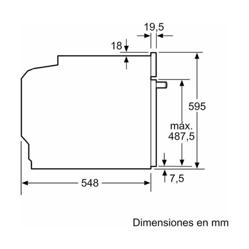 Lò nướng Bosch HBG675BB1 Seri 8 nhiệt phân 71L