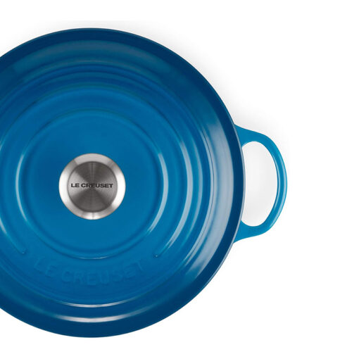 Nồi Gang sâu lòng Le Creuset La Marmite 26cm Marseille Blau