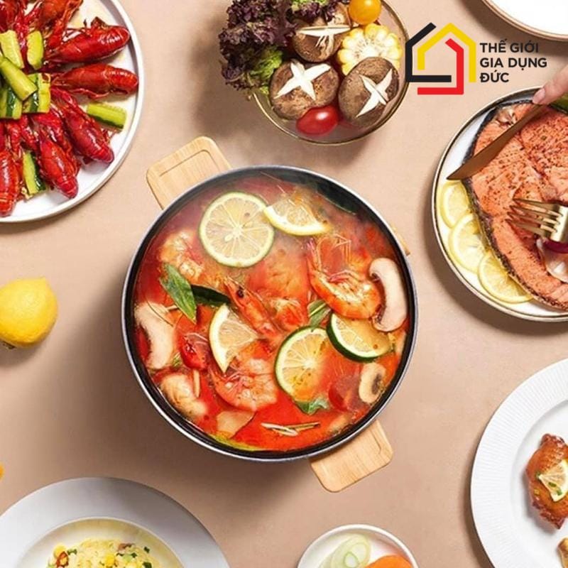 noi-lau-dien-nau-kem-chao-danmi-multi-cooker5 Nồi lẩu điện/ nấu kèm chảo Danmi Multi Cooker