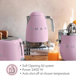 Ấm siêu tốc Smeg KLF04 có điều chỉnh nhiệt độ