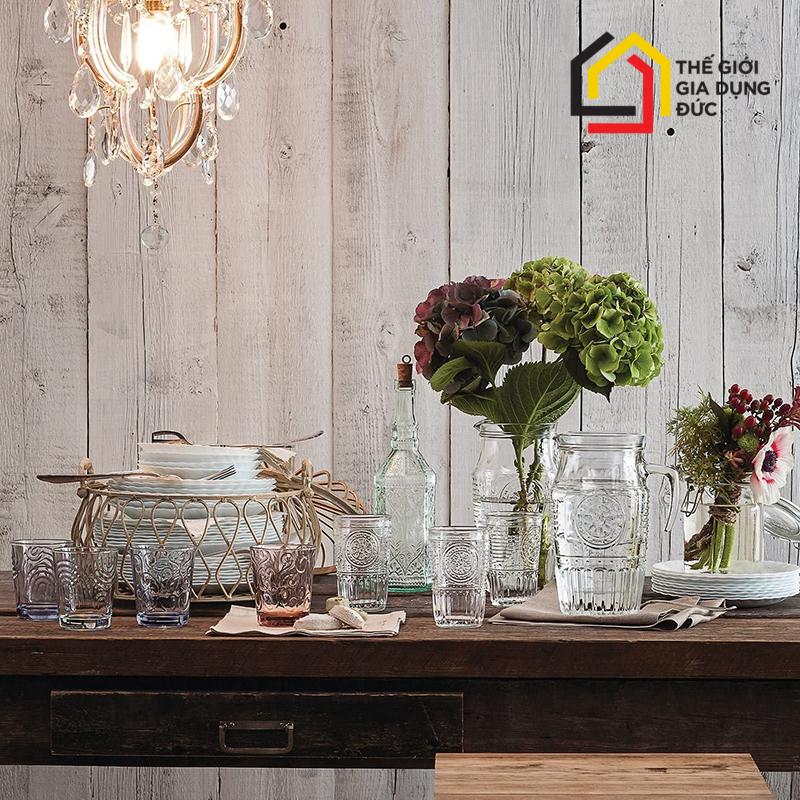 binh-nuoc-thuy-tinh-bormioli-rocco-romantique4 Bình nước thuỷ tinh Bormioli Rocco Romantique