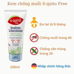 Kem Chống Muỗi Và Côn Trùng Đốt Squito Free