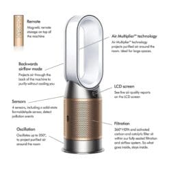 Quạt 3 in1 Dyson Purifier Hot+Cool™ Formaldehyde HP09