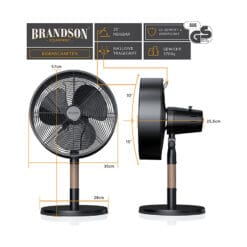 Quạt bàn Brandson 3 tốc độ gió