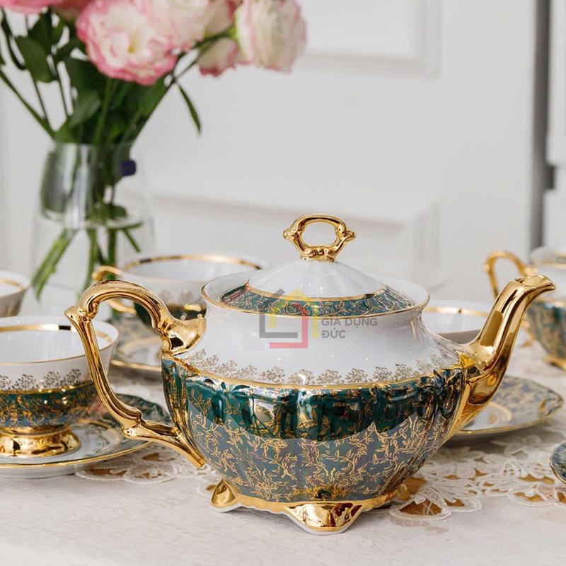 bo-tra-su-ma-vang-men-ngoc-trai-tiep-khac-bc50 (2) Bộ trà sứ mạ vàng men ngọc trai Tiệp khắc BC50