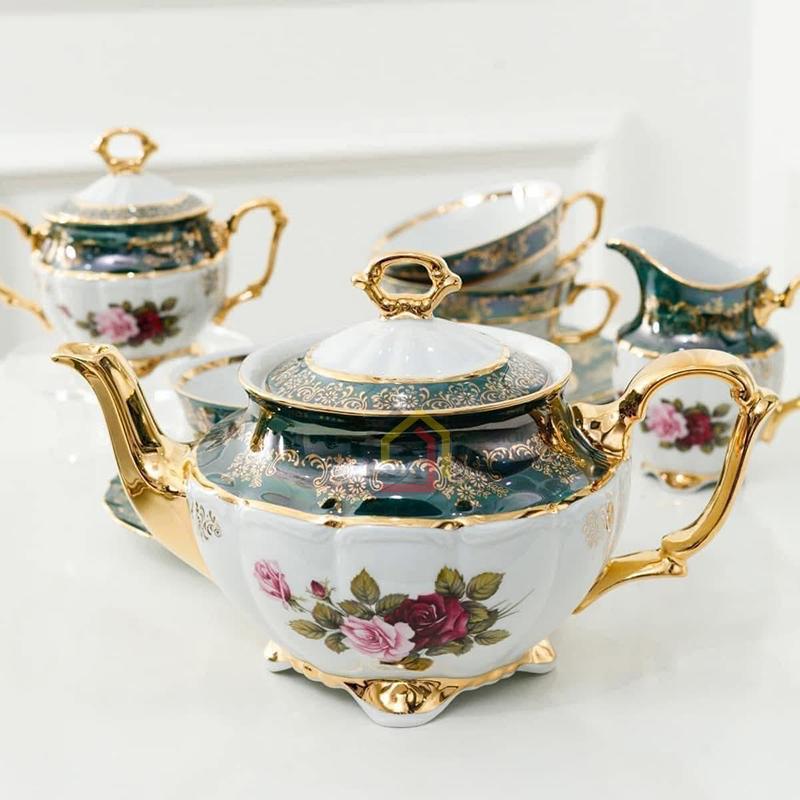 bo-tra-su-ma-vang-men-ngoc-trai-tiep-khac-noi-tieng (5) Bộ trà sứ mạ vàng men ngọc trai Tiệp Khắc BC36