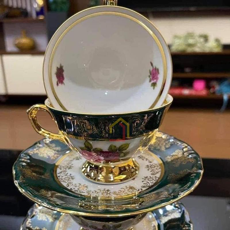 bo-tra-su-ma-vang-men-ngoc-trai-tiep-khac-noi-tieng (9) Bộ trà sứ mạ vàng men ngọc trai Tiệp Khắc BC36