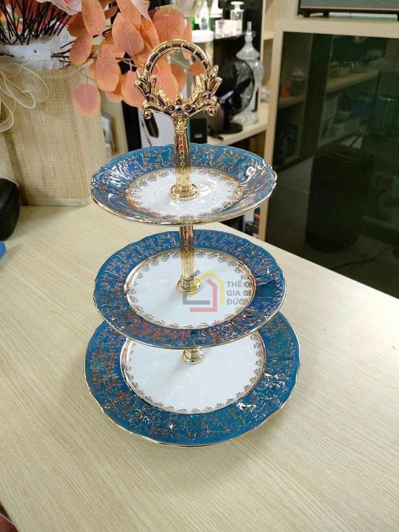 ke-banh-3-tang-imperial-hoang-gia-vien-vang (3) Kệ bánh 3 tầng Imperial hoàng gia viền vàng