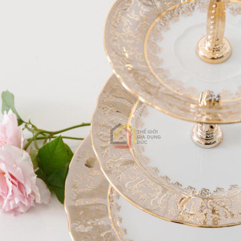 ke-banh-3-tang-imperial-hoang-gia-vien-vang (7) Kệ bánh 3 tầng Imperial hoàng gia viền vàng