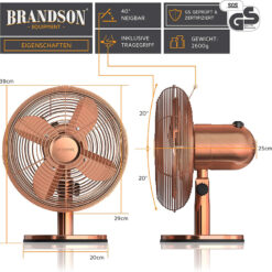 Quạt bàn Brandson 30W