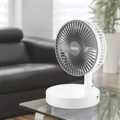 Quạt tích điện Unold 86720 Teleskop-Venti Cordless