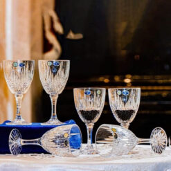 Set 6 ly pha lê Bohemia Vibes 380ml