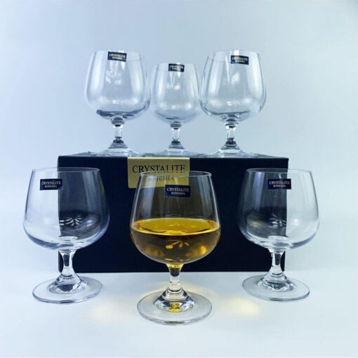 Set 6 ly uống rượu Bohemia Cognac 250ml