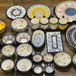 Set đồ ăn sứ Pawie Pansy 26 món