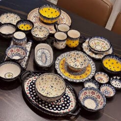 Set đồ ăn sứ Pawie Pansy 26 món