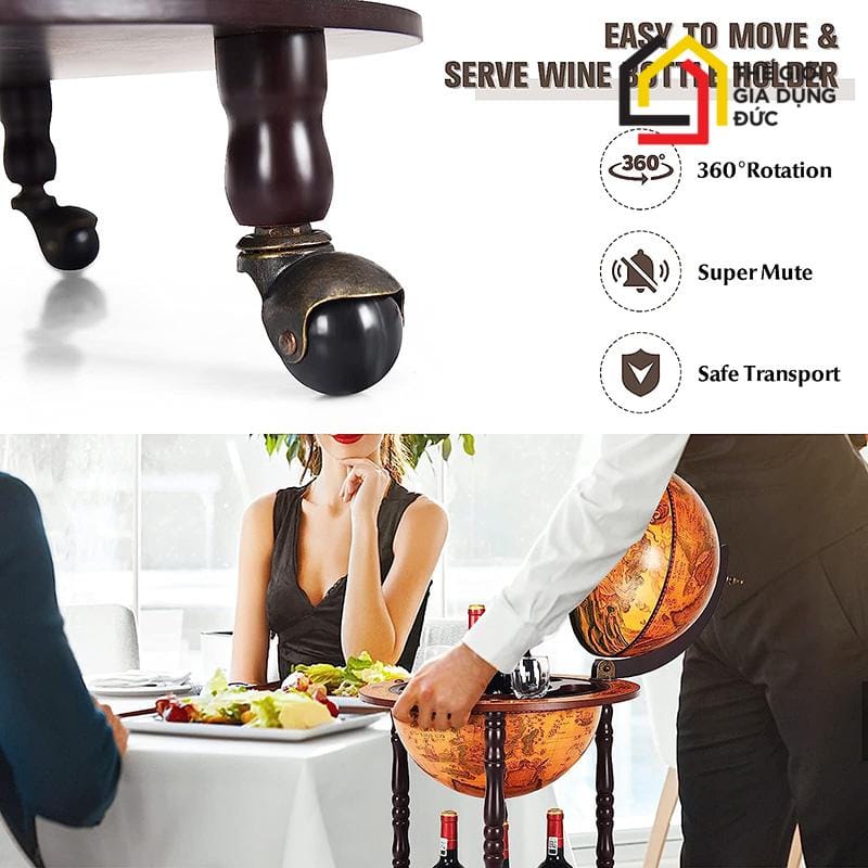 ban-bar-di-dong-mini-costway2 Bàn Bar di động mini Costway