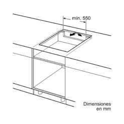 Bếp từ Bosch PUC611BB5E seri 4 (3 vùng nấu)