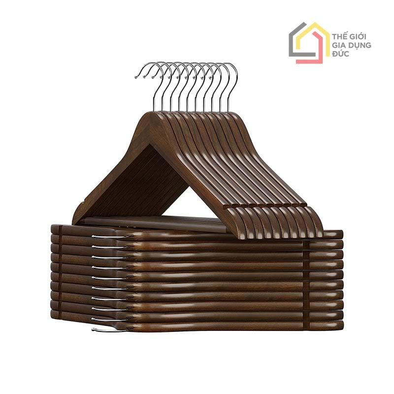 bo-20-moc-treo-do-bang-go-songmics-mau-nau Bộ 20 móc treo đồ bằng gỗ Songmics màu nâu