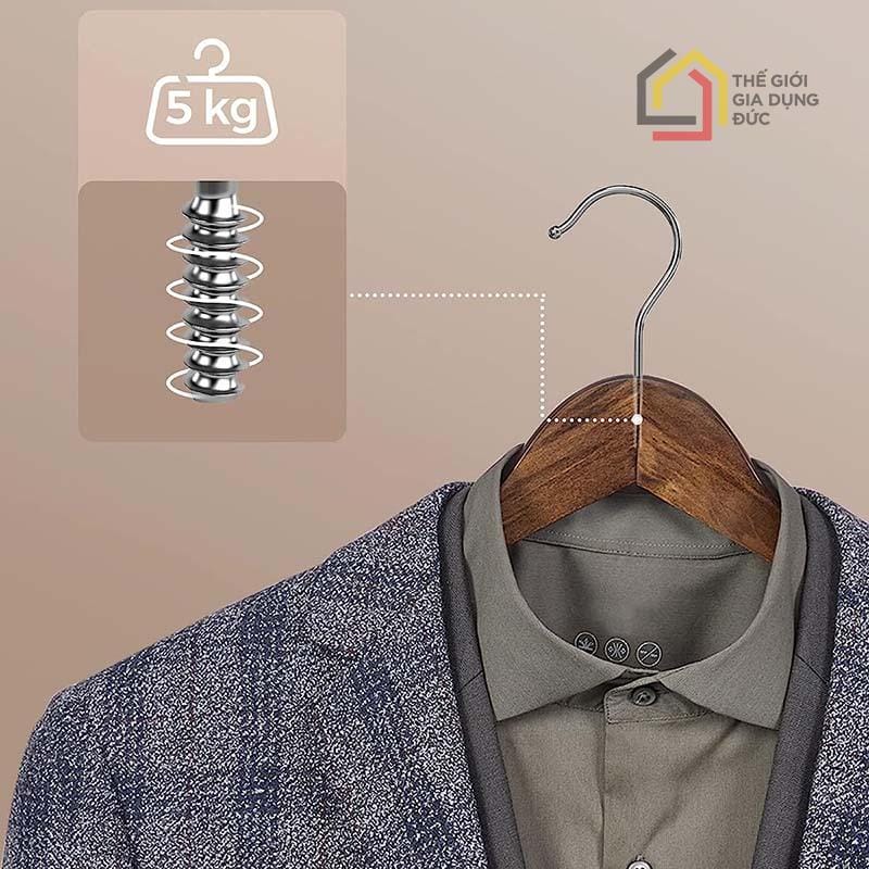 bo-20-moc-treo-do-bang-go-songmics-mau-nau3 Bộ 20 móc treo đồ bằng gỗ Songmics màu nâu