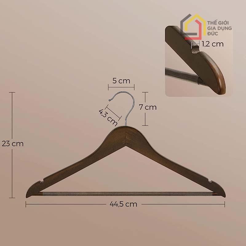 bo-20-moc-treo-do-bang-go-songmics-mau-nau4 Bộ 20 móc treo đồ bằng gỗ Songmics màu nâu