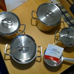Bộ nồi Fissler Profi 4 nồi 1 quánh nắp inox