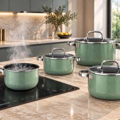 Bộ nồi WMF Fusiontec Minerral Pro Model 2026 (3 nồi + 1 quánh)