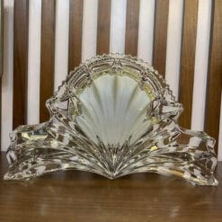 Đồng hồ pha lê cao cấp để bàn Bohemia (cao 16cm x ngang 27cm)