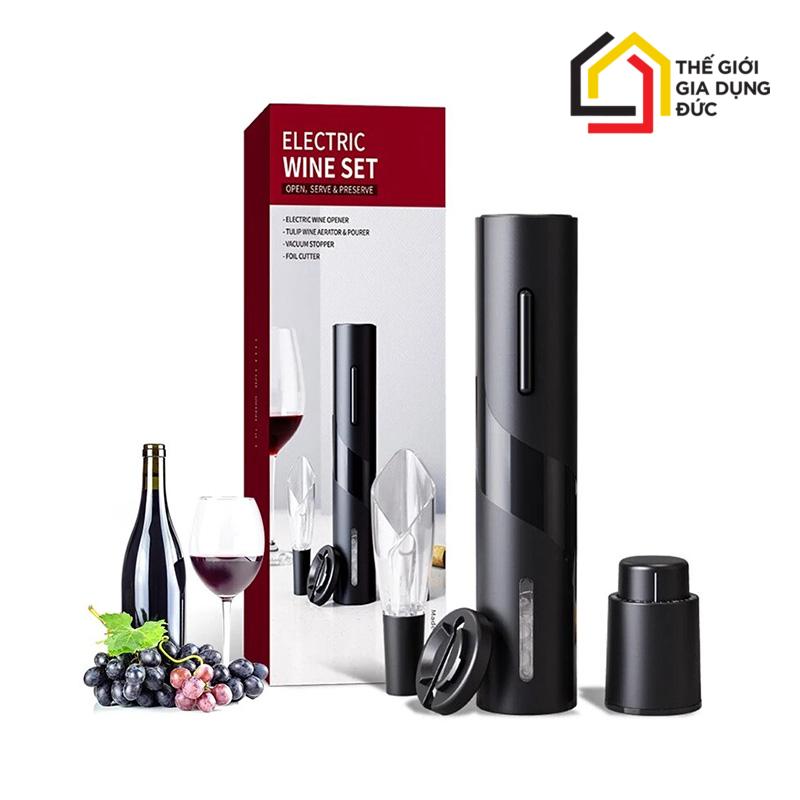 dung-cu-mo-ruou-bang-pin-electric-wine-set (1) Dụng cụ mở rượu bằng pin Electric Wine Set