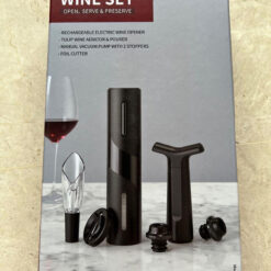 Dụng cụ mở rượu bằng pin Electric Wine Set