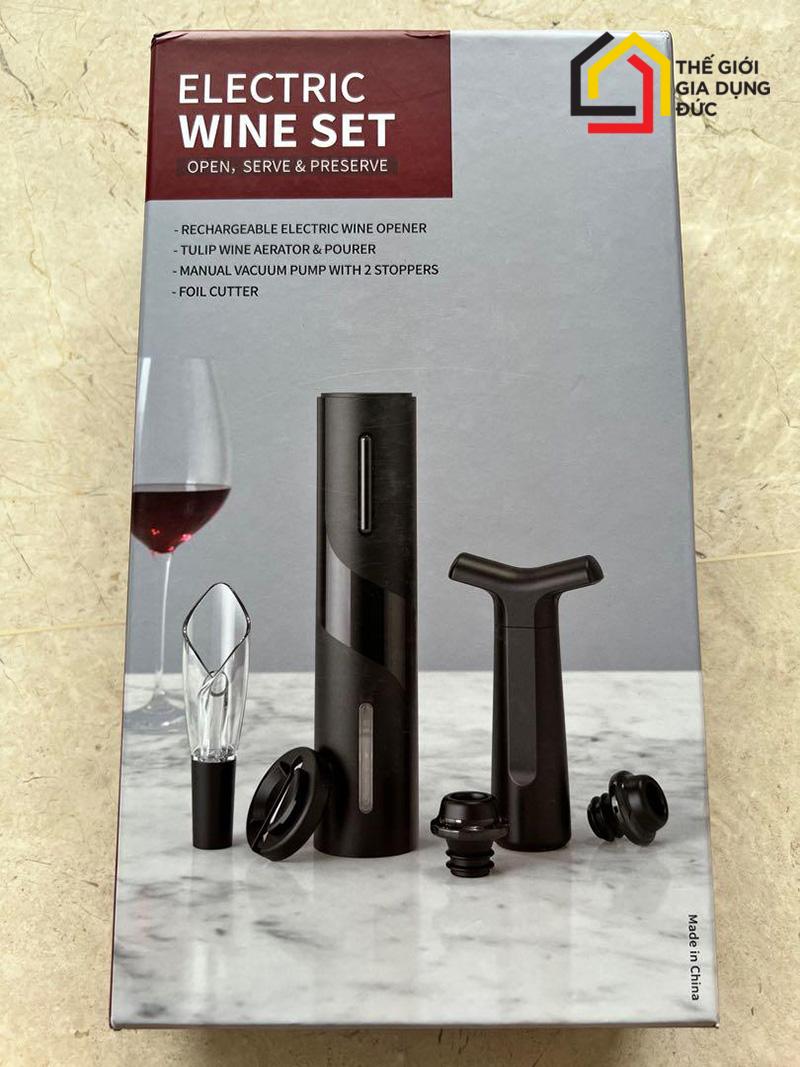 dung-cu-mo-ruou-bang-pin-electric-wine-set (3) Dụng cụ mở rượu bằng pin Electric Wine Set