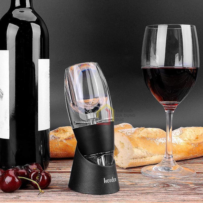 loc-va-tao-khi-ruou-vang-hotder-wine-dekanter4 Lọc và tạo khí rượu vang Hotder Wine Dekanter