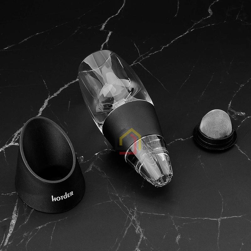 loc-va-tao-khi-ruou-vang-hotder-wine-dekanter7 Lọc và tạo khí rượu vang Hotder Wine Dekanter