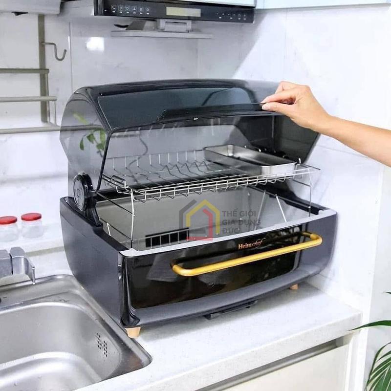 may-say-bat-heimchef-dung-tich-70l1 Máy sấy tiệt trùng chén bát HeimChef UVC 70L bản mới nhất