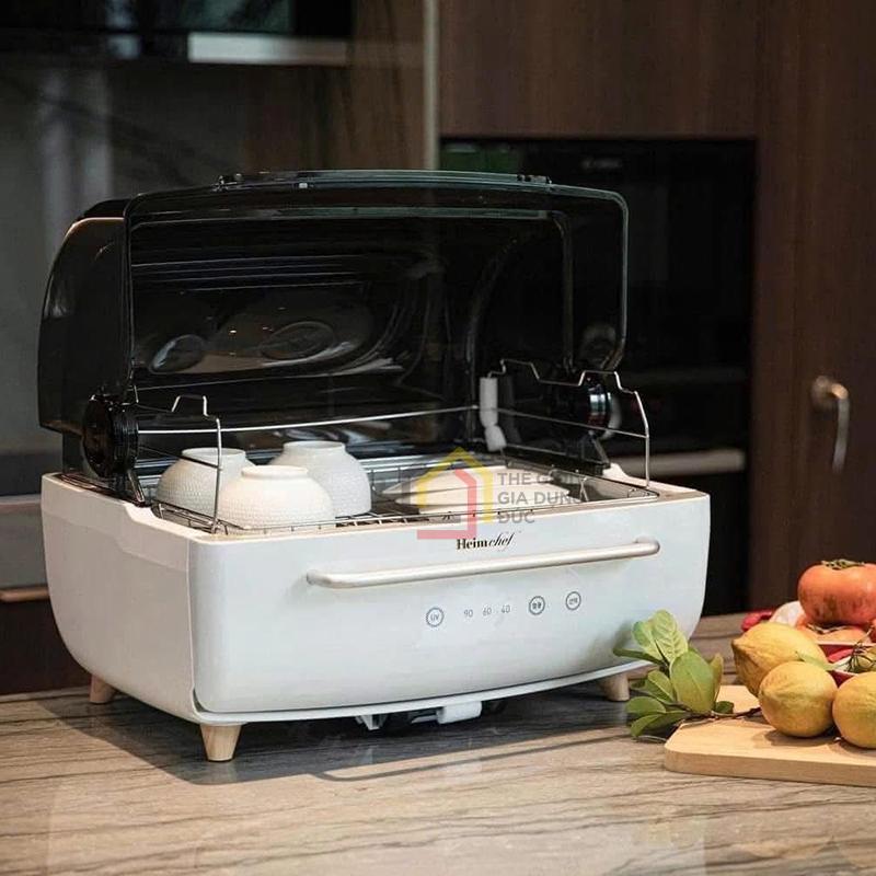 may-say-bat-heimchef-dung-tich-70l5 Máy sấy tiệt trùng chén bát HeimChef UVC 70L bản mới nhất