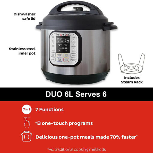 Nồi áp suất điện đa năng Instant Pot Duo 7in1 5,7L