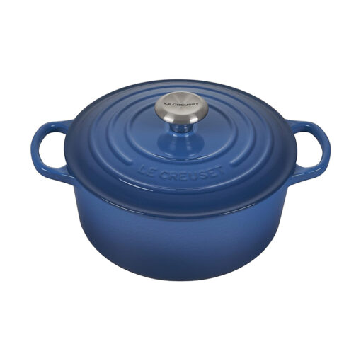 Nồi gang Le Creuset Brater rund Evo 24cm Blue Marseile