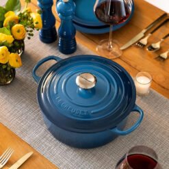 Nồi gang Le Creuset Brater rund Evo 24cm Blue Marseile