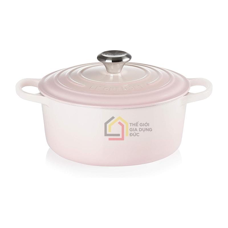 noi-gang-le-creuset-brater-rund-evo-24cm-shell-pink Nồi gang Le Creuset Brater rund Evo 24cm Shell pink