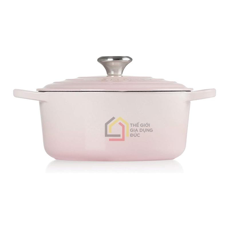 noi-gang-le-creuset-brater-rund-evo-24cm-shell-pink1 Nồi gang Le Creuset Brater rund Evo 24cm Shell pink